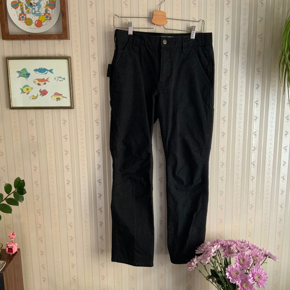 Carhartt Men’s Utility Dungaree - Slim Fit - Rugged Flex - Duck 31X30